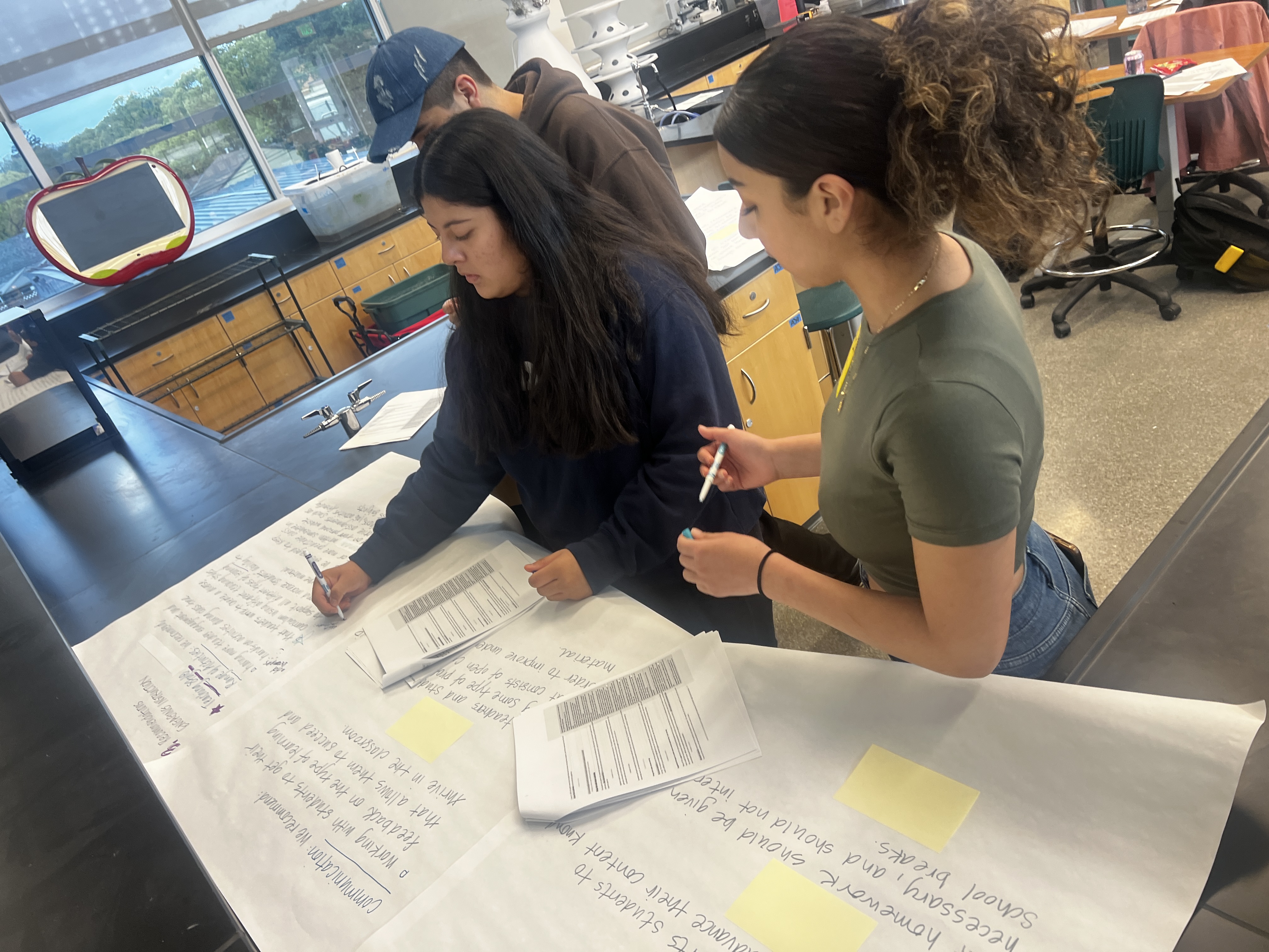 Students document research findings